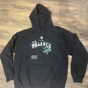 Men’s Large Black Graphic Hoodie from PacSun